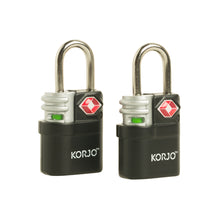 Load image into Gallery viewer, Korjo Travel TSA Compliant Luggage Keyed 20mm Lock with Indicator - TSALL
