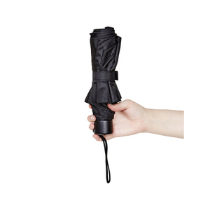 Korjo Compact Travel Umbrella Black - UMOW
