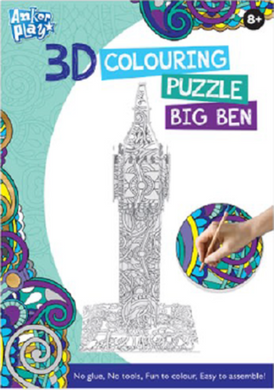 3D COLOURING PUZZLE BIG BEN