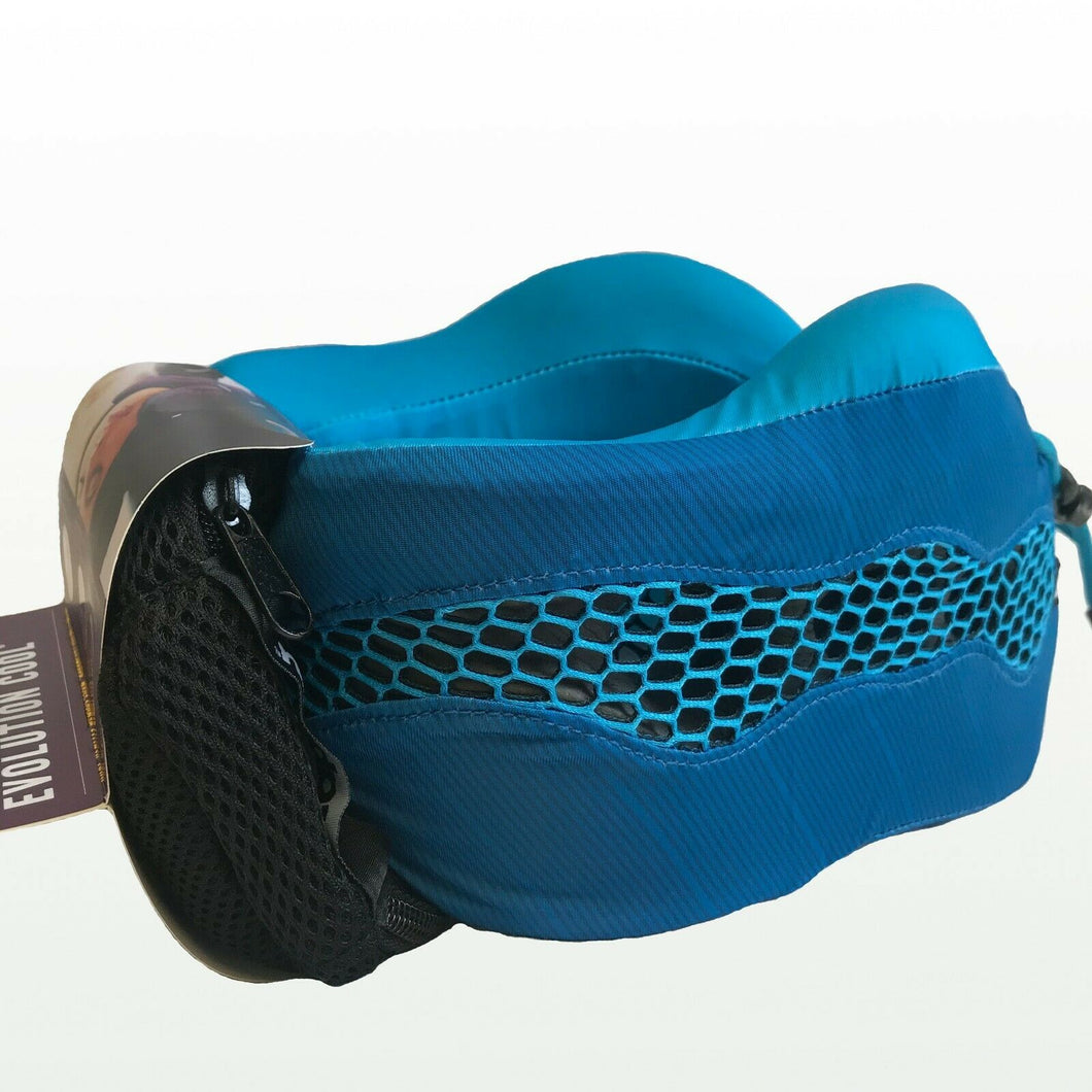 Cabeau Evolution 2.0 Cool Memory Foam Neck Travel Pillow - Blue TPEC2832
