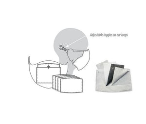 Caribee Resusable Premium Face Mask Twin Pack