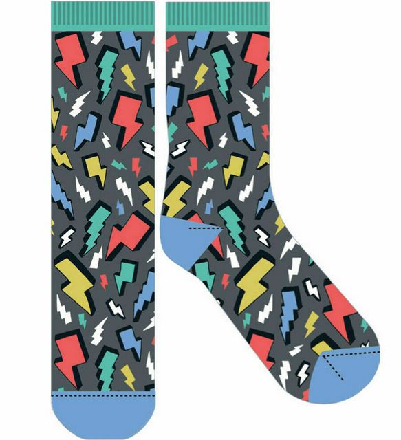 Novelty Fun Socks - Latest Craze in Socks! Lightening