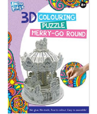 3D COLOURING PUZZLE MERRY GO ROUND