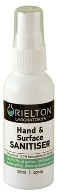 Orielton Hand and Surface Sanitiser Spray 50ml