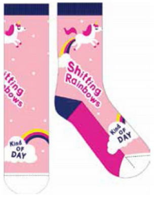 Novelty Fun Socks - Latest Craze in Socks! Rainbow Day